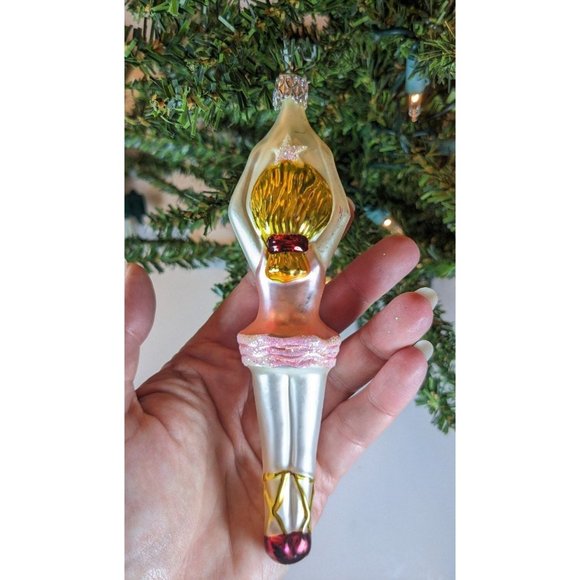 Ballerina Retired Old World Christmas Inge Glas Ornament - Picture 5 of 5